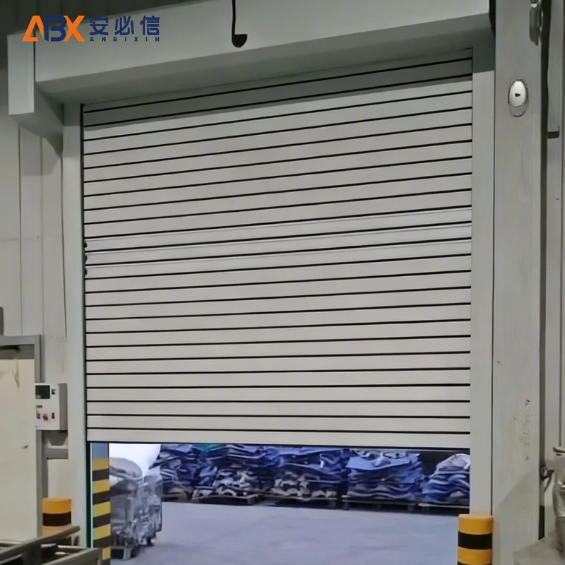 白银铝质快速门